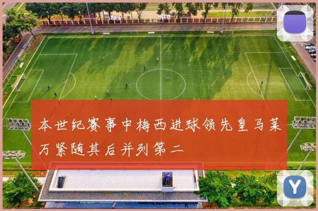 本世纪赛事中梅西进球领先皇马莱万紧随其后并列第二
